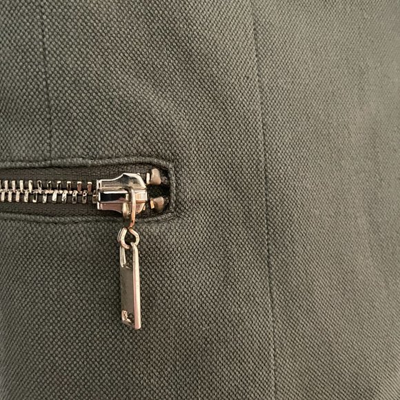 H&M Soft Olive Green Structured Blazer Sz 2 XS - Picture 5 of 8